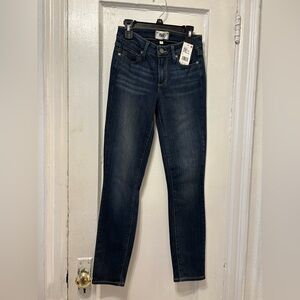 PAIGE Verdugo ankle Dark Blue Women's Skinny Jeans